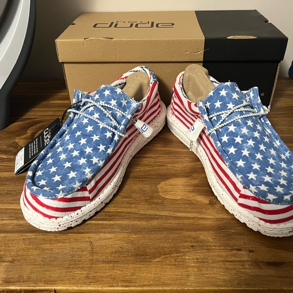 Hey Dude Stars and Stripes Shoes - Picture 8 of 8